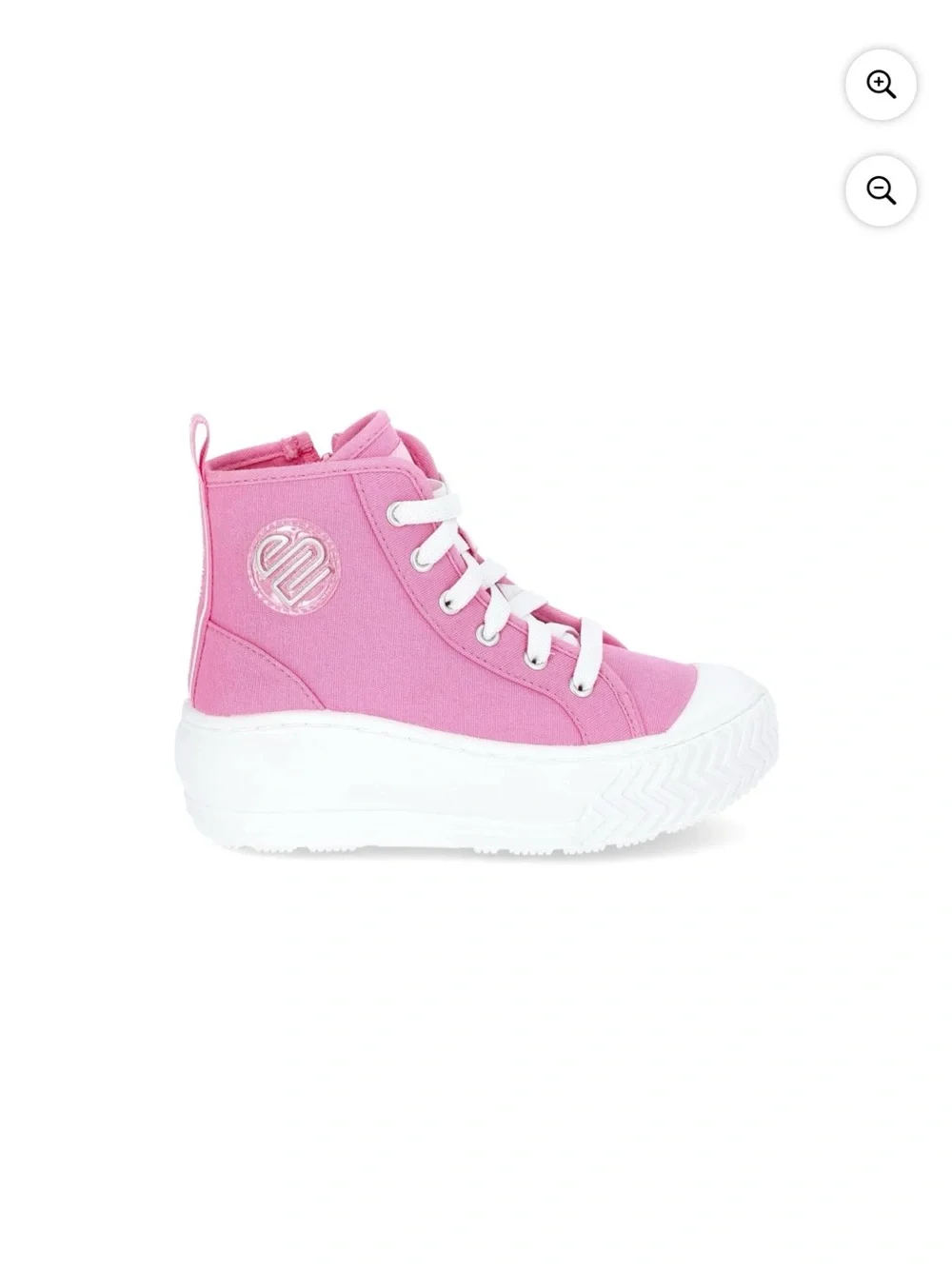 Justice Pink High-Top Platform Sneakers for Kids